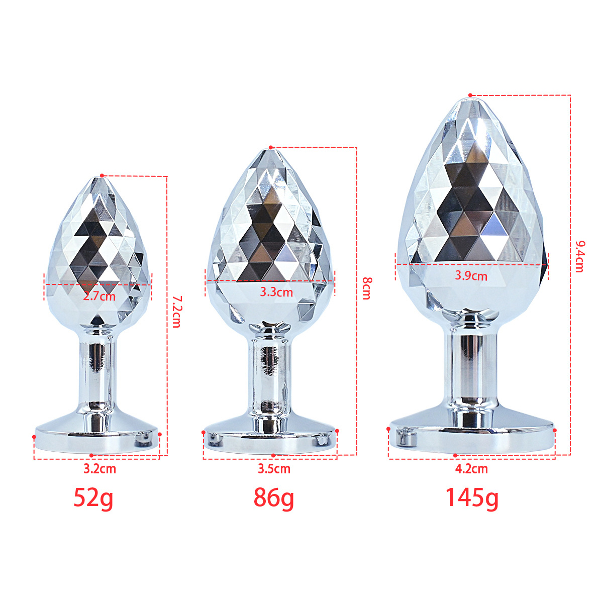 (image for) Smooth Diamond Jewelry Butt Plug