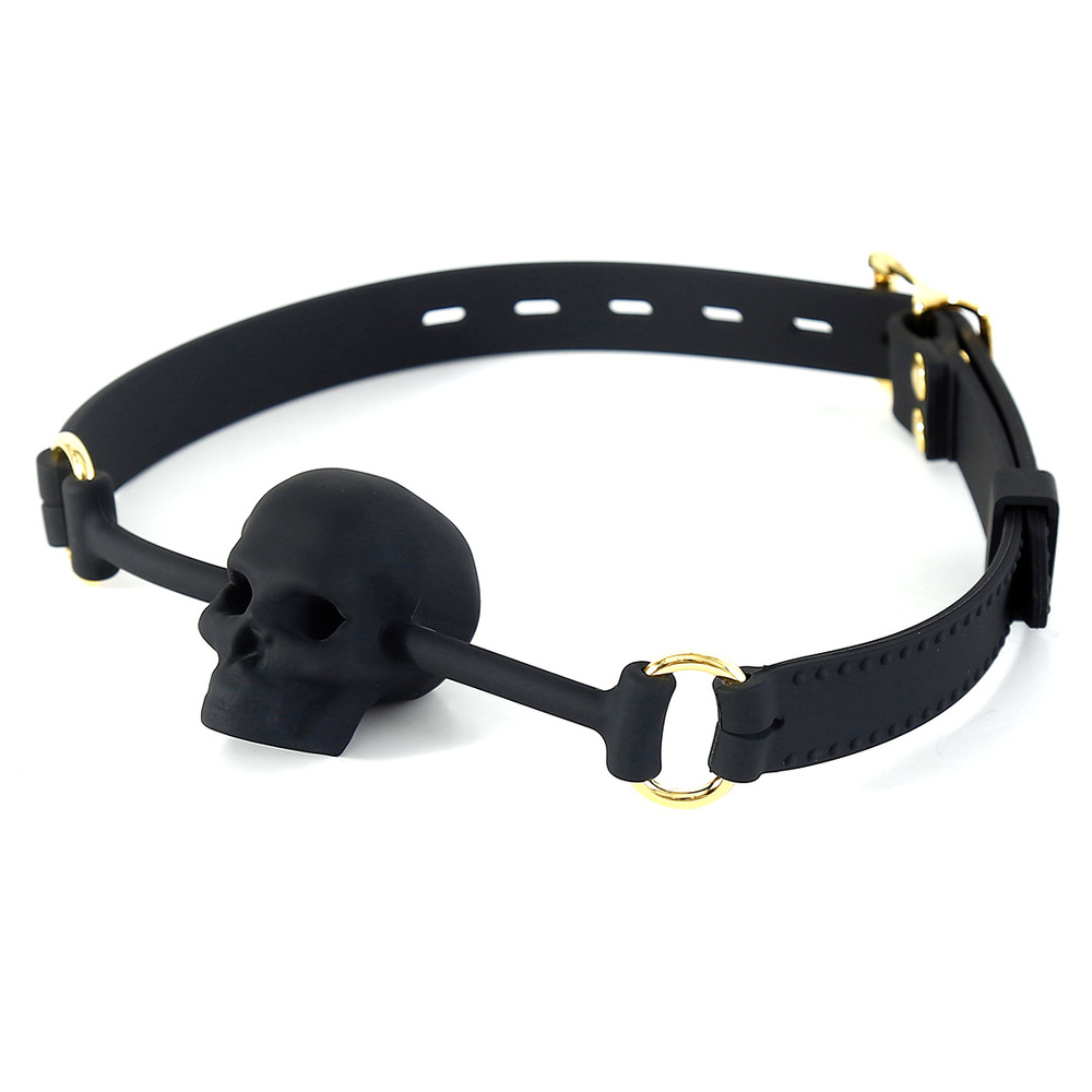(image for) Silicone Human Skull Mouth Gag