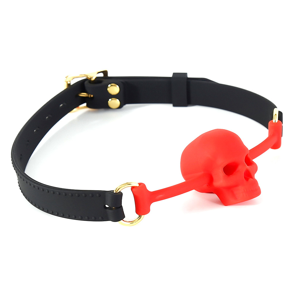 (image for) Silicone Human Skull Mouth Gag