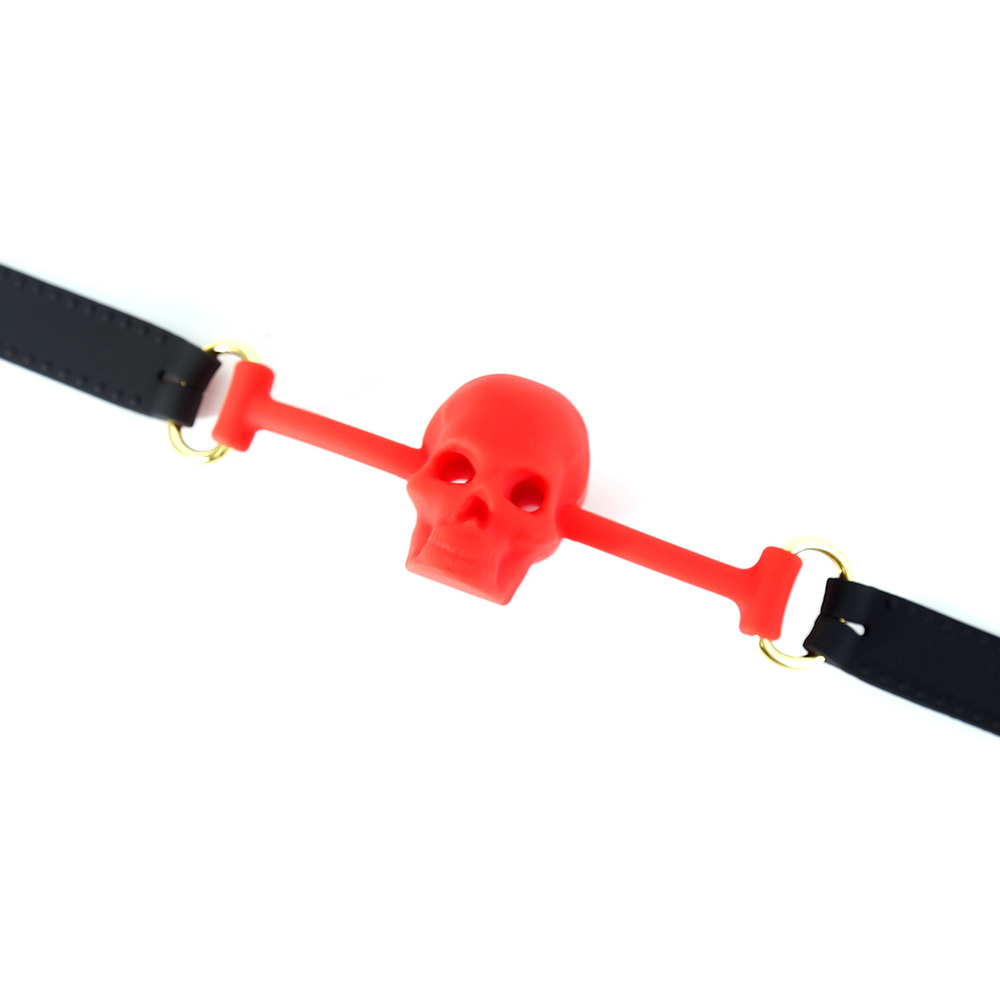 (image for) Silicone Human Skull Mouth Gag