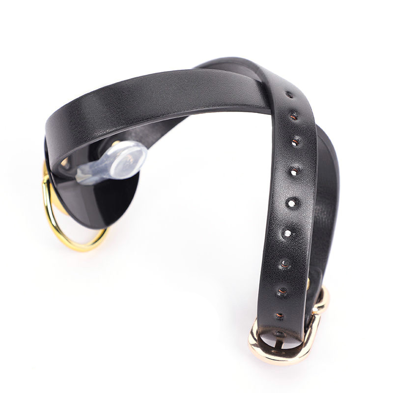 Pacifier Mouth Gag With Nipple Clamp Clip