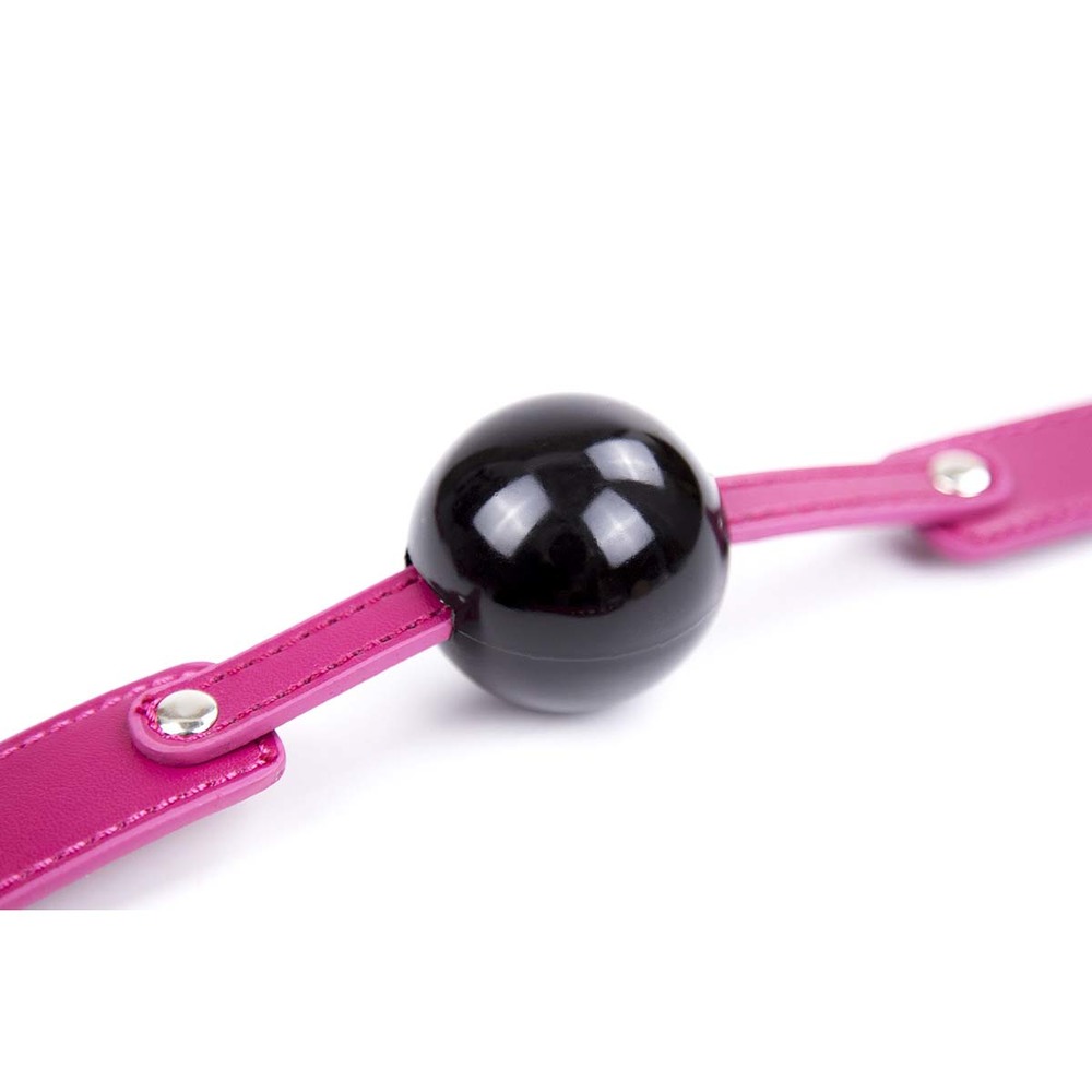 (image for) Black Ball Rose Belt Ball Gag