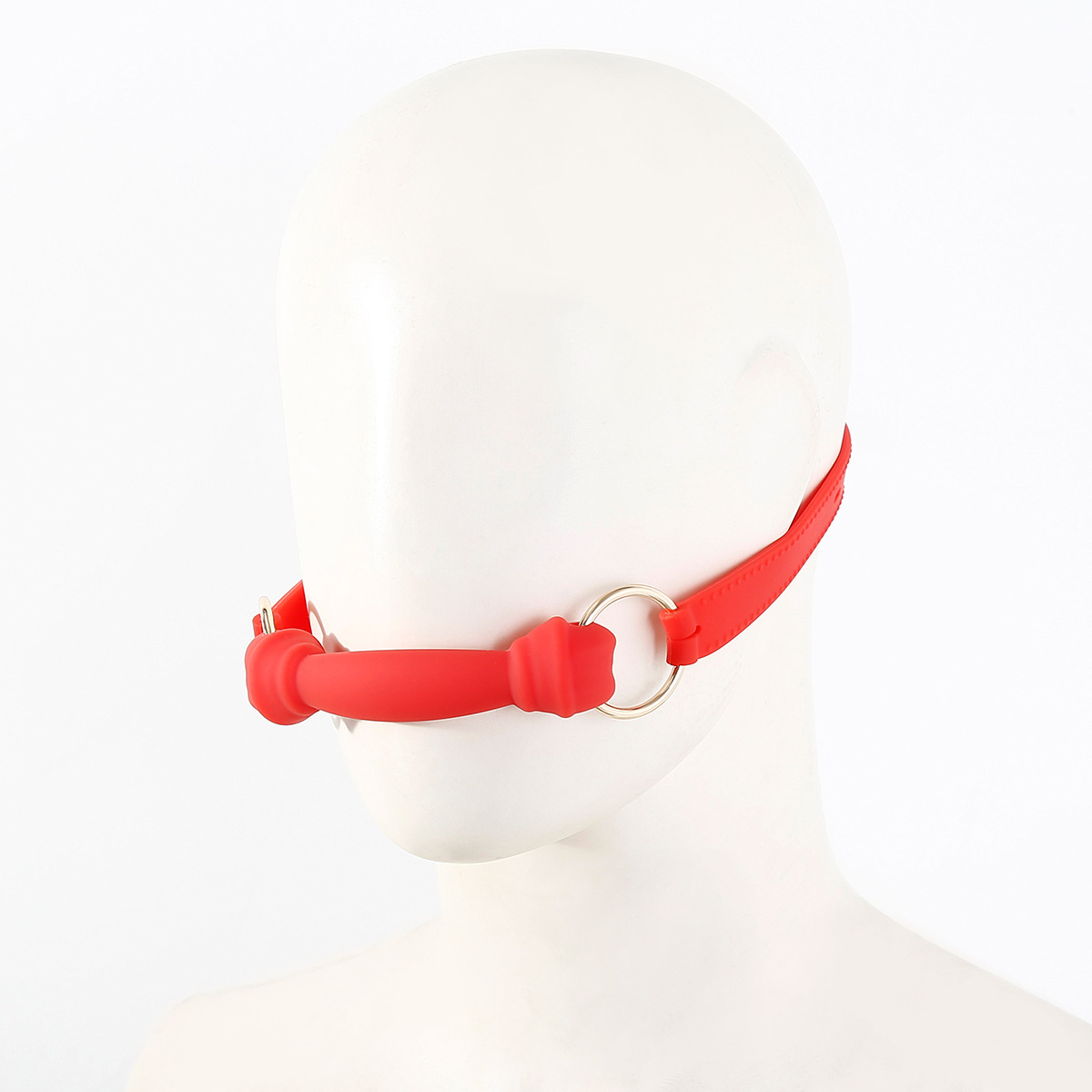 (image for) Silicone Bone Gag with Silicone Strap