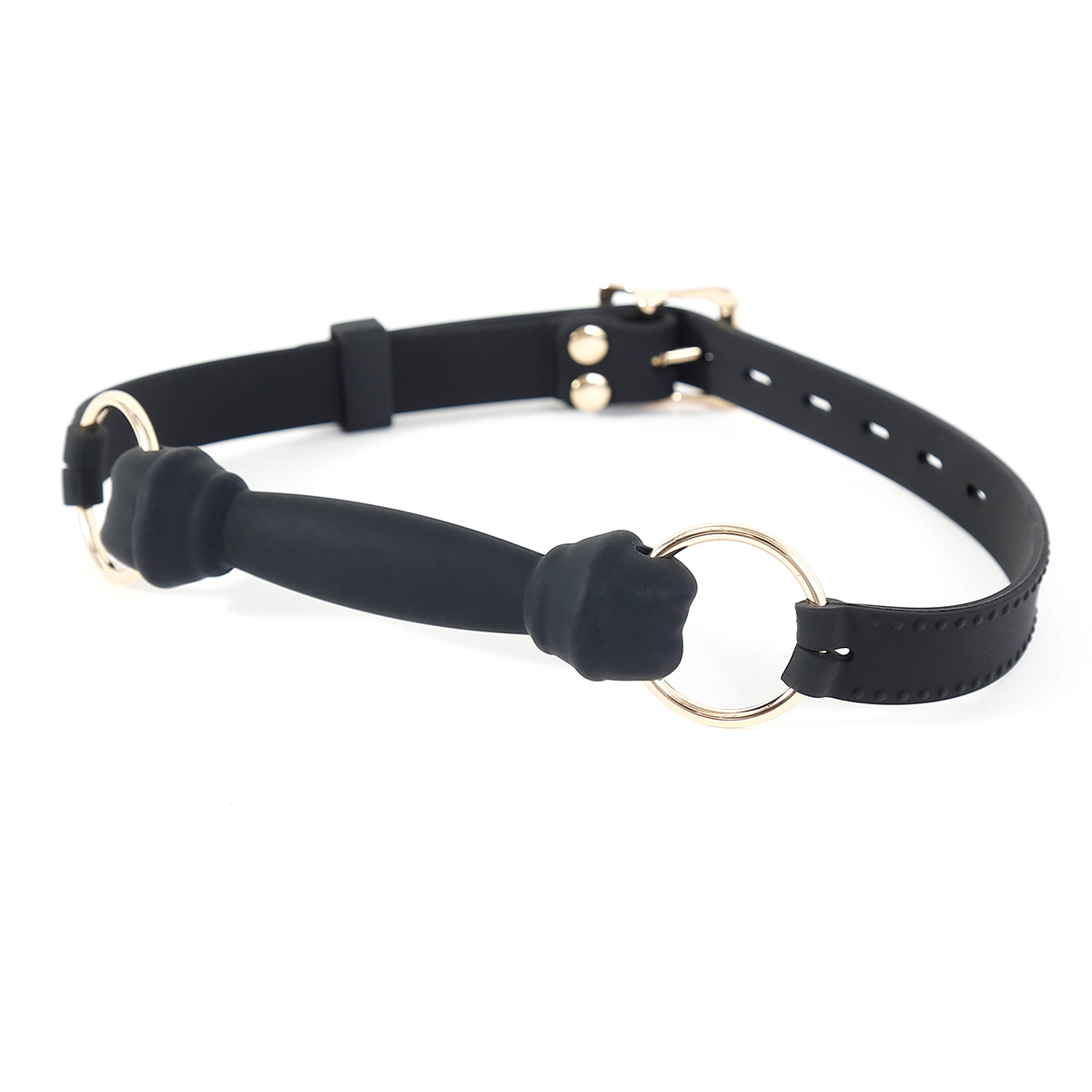(image for) Silicone Bone Gag with Silicone Strap