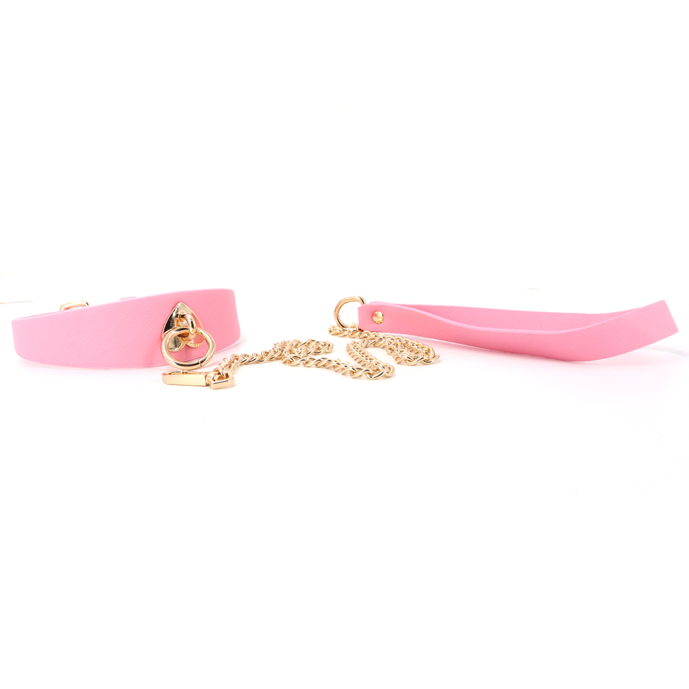 (image for) Barbie Pink Leather Neck Collar