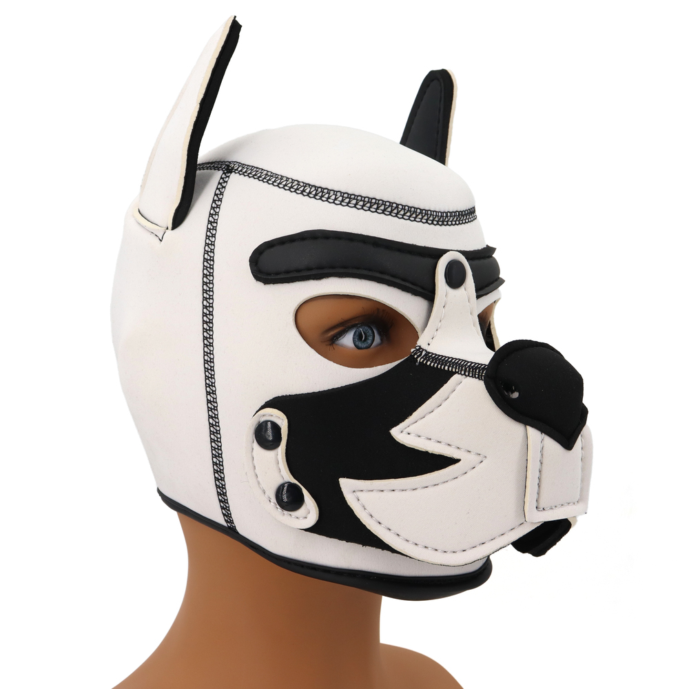 (image for) Puppy Play Fetish Hood Cosplay Red Muzzle