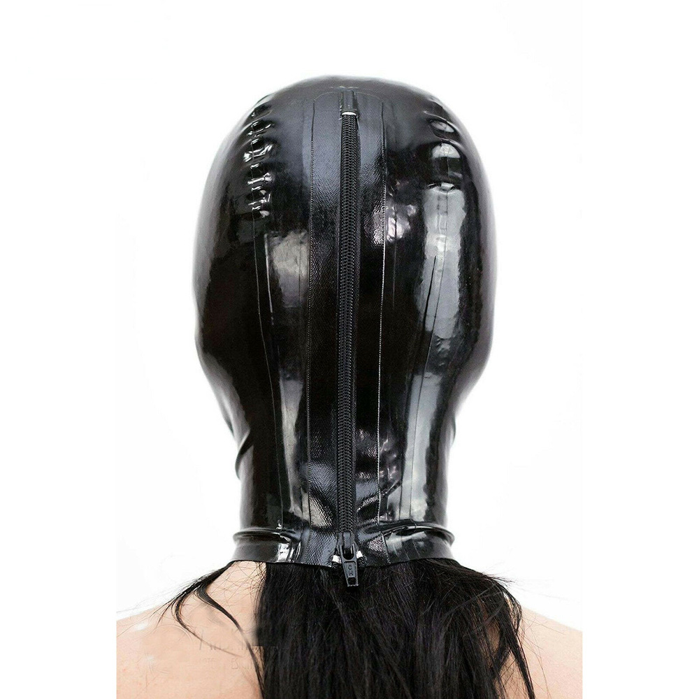 (image for) Latex Hood Open Eyes And Mouth