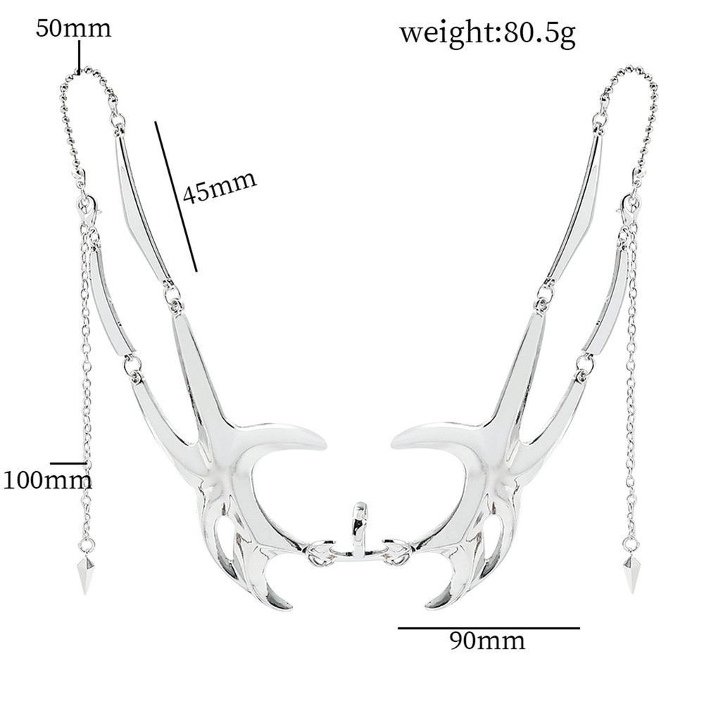 (image for) Halloween Party Prom Metal Mask Set