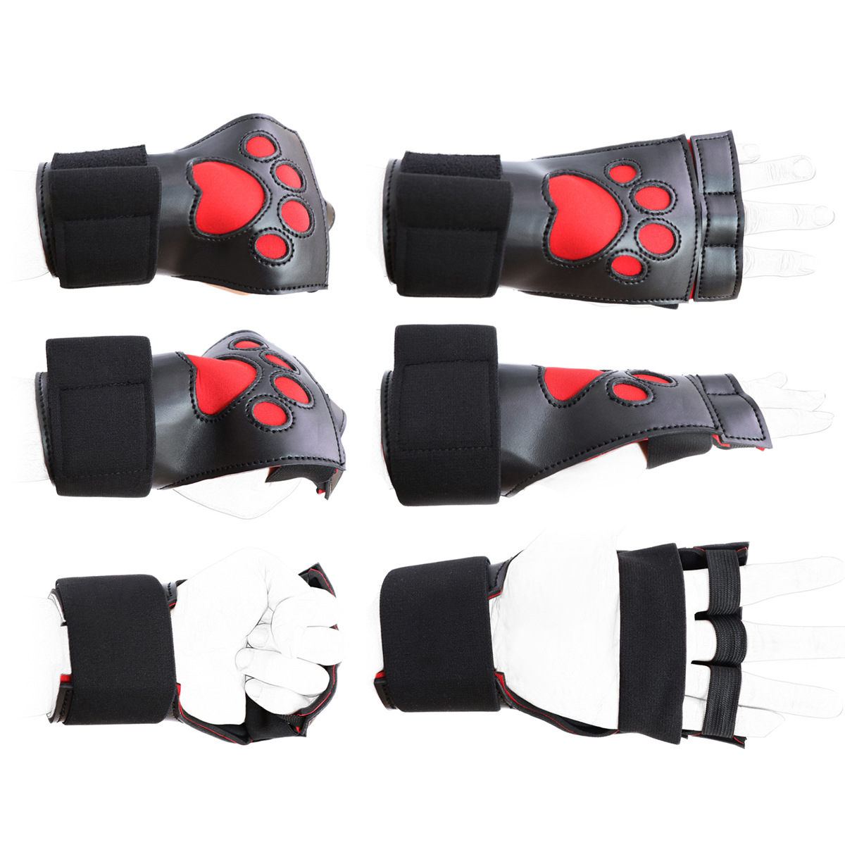 (image for) Puppy Play Paw Cut-Out Gloves