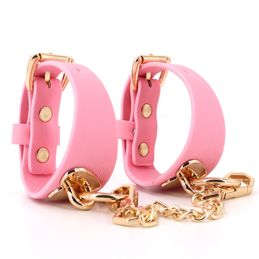 (image for) Barbie Pink Leather HandCuffs