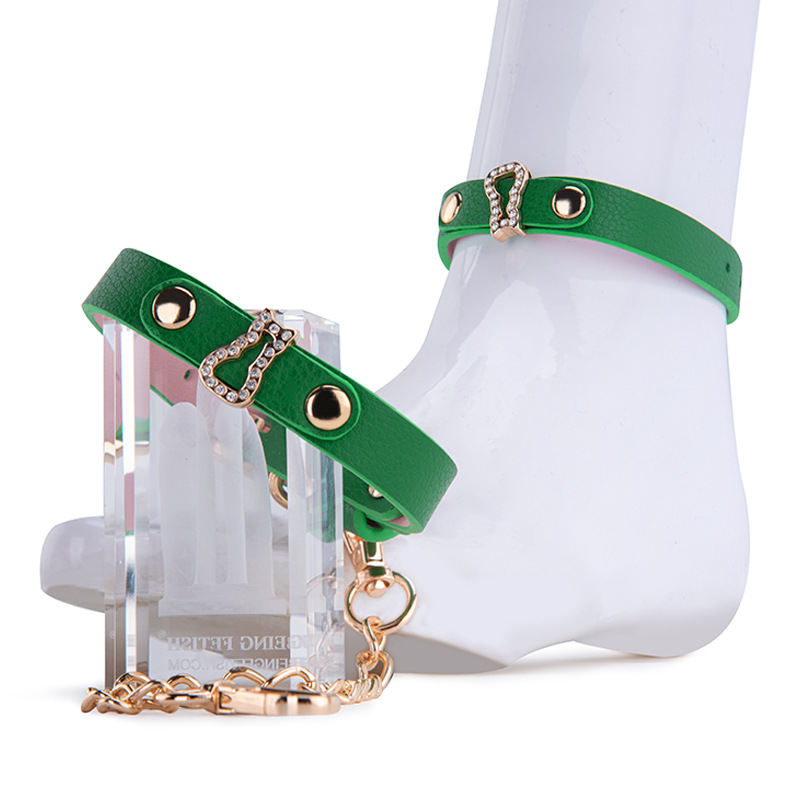 Green Leather Wrap Bracelet
