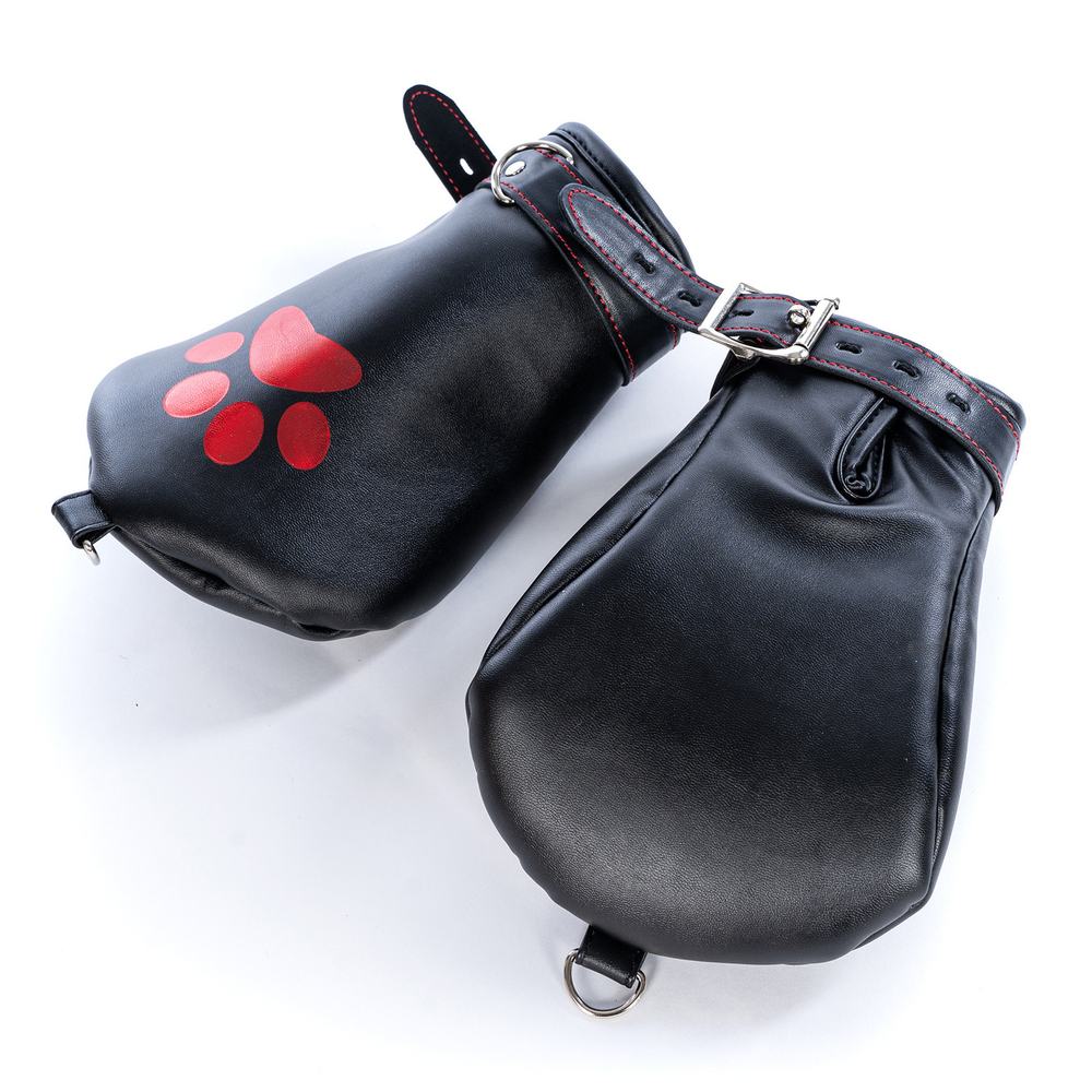 (image for) Dog Paw Crawl Glove Mittens With Ring
