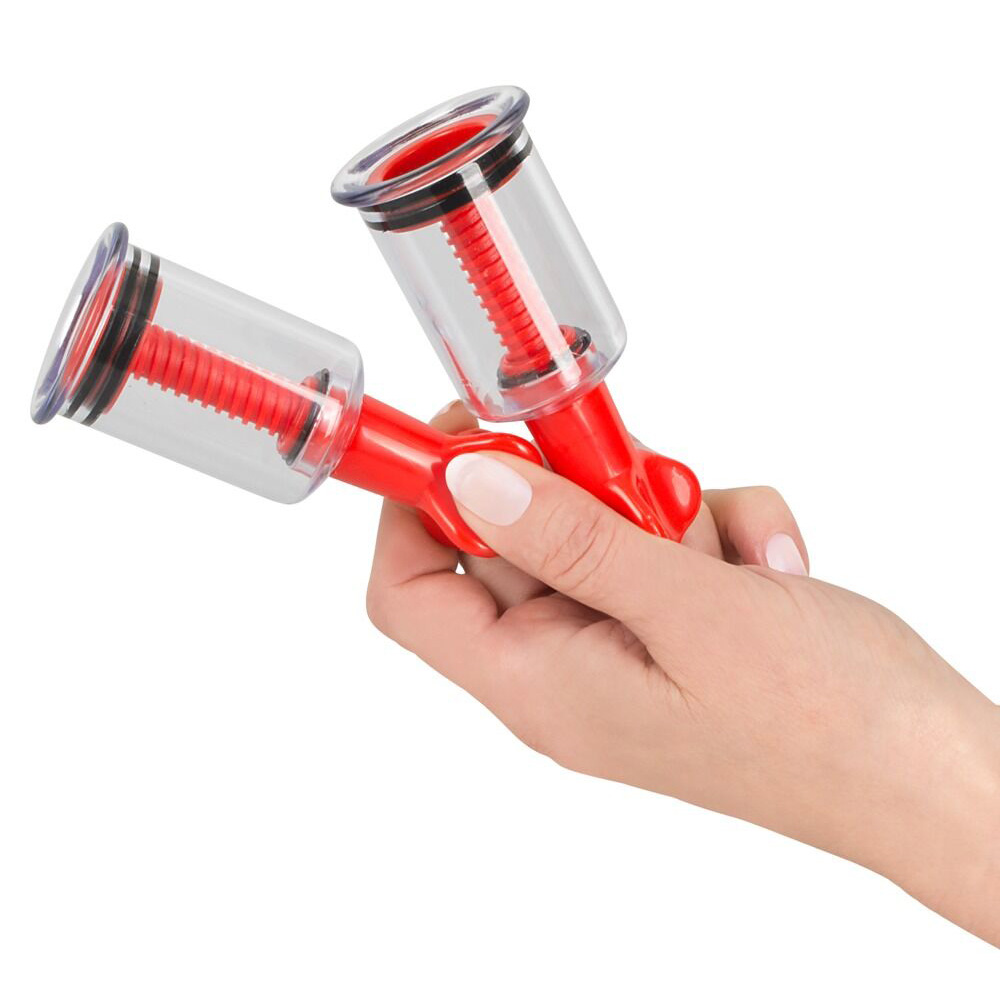 (image for) Twist Nipple Suckers - Red