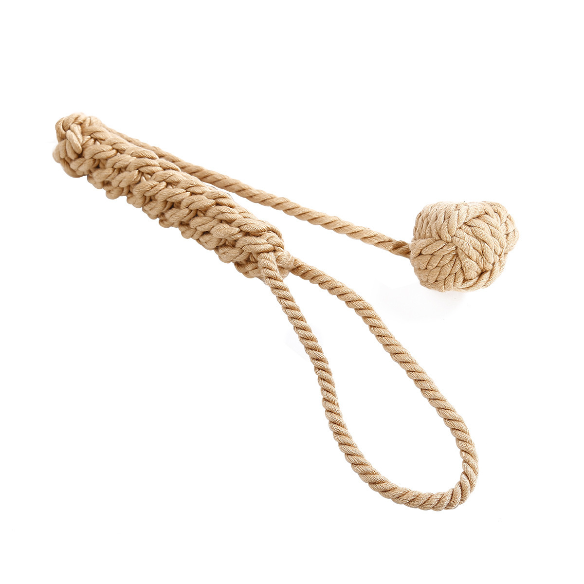 (image for) Hand Knitting Flogger with Single Ball