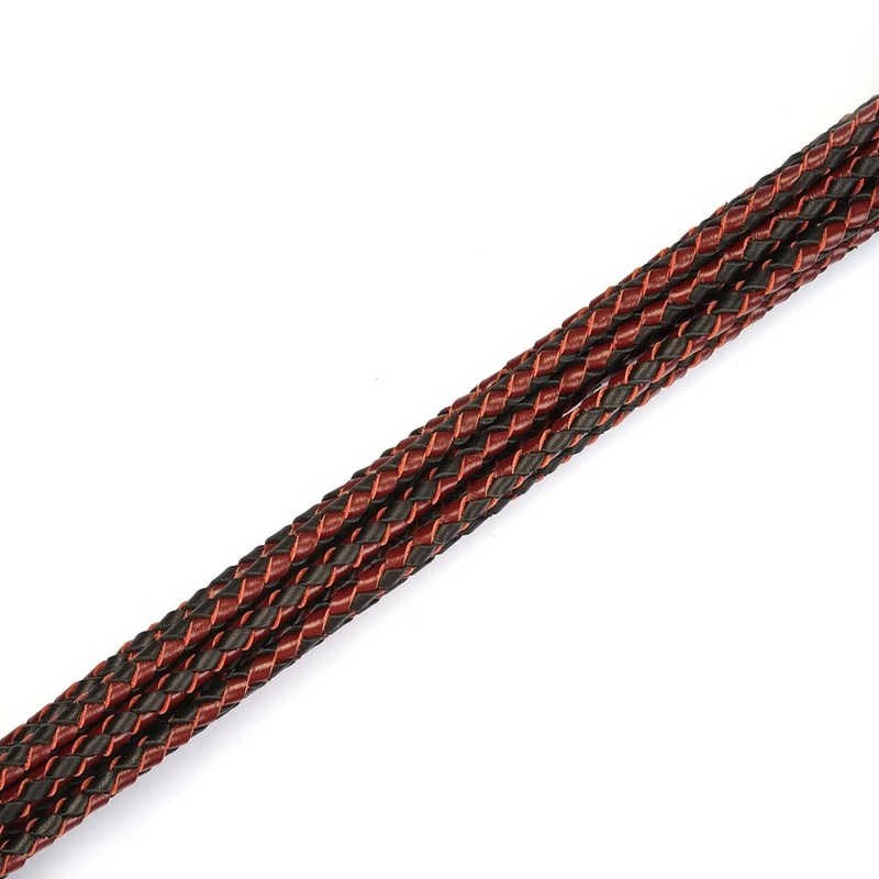 (image for) Premium Leather Cat O' Nine Tails Whip - 80cm