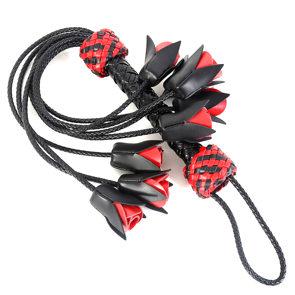 (image for) Handcrafted Leather Rose Flogger