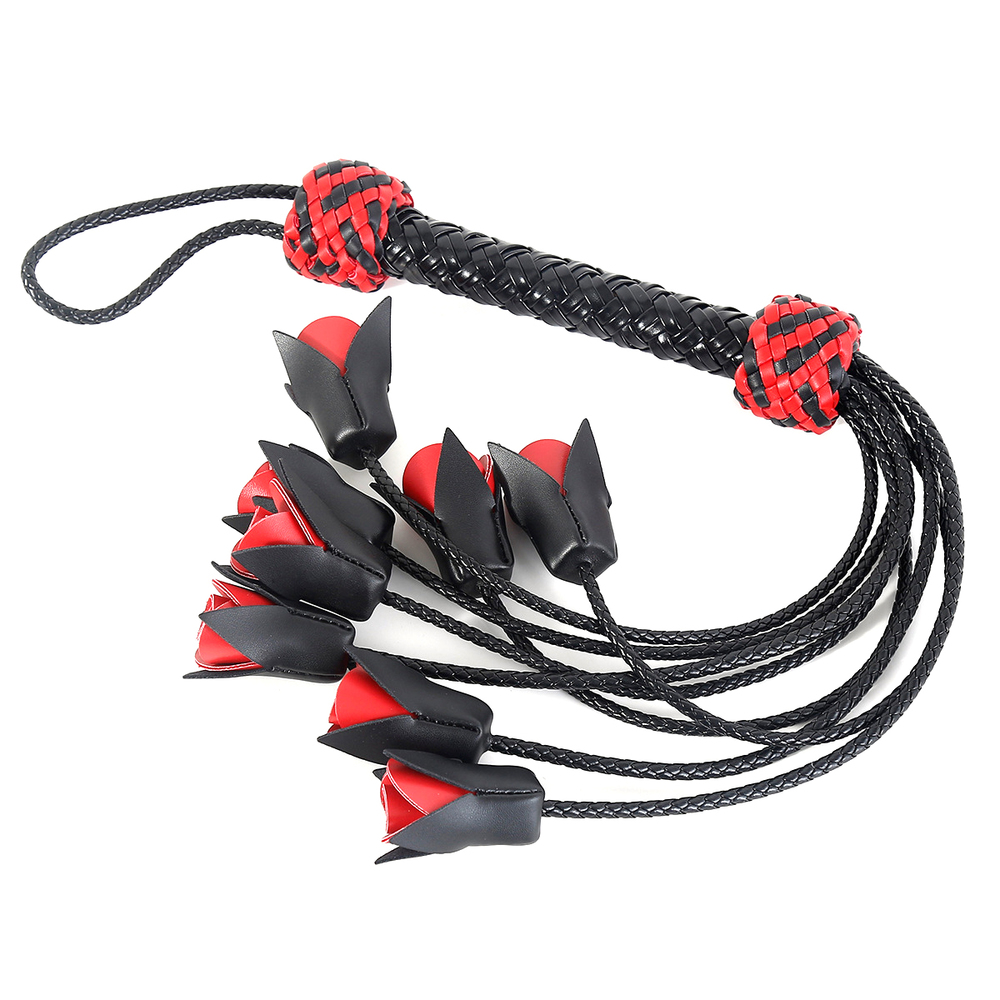 (image for) Handcrafted Leather Rose Flogger