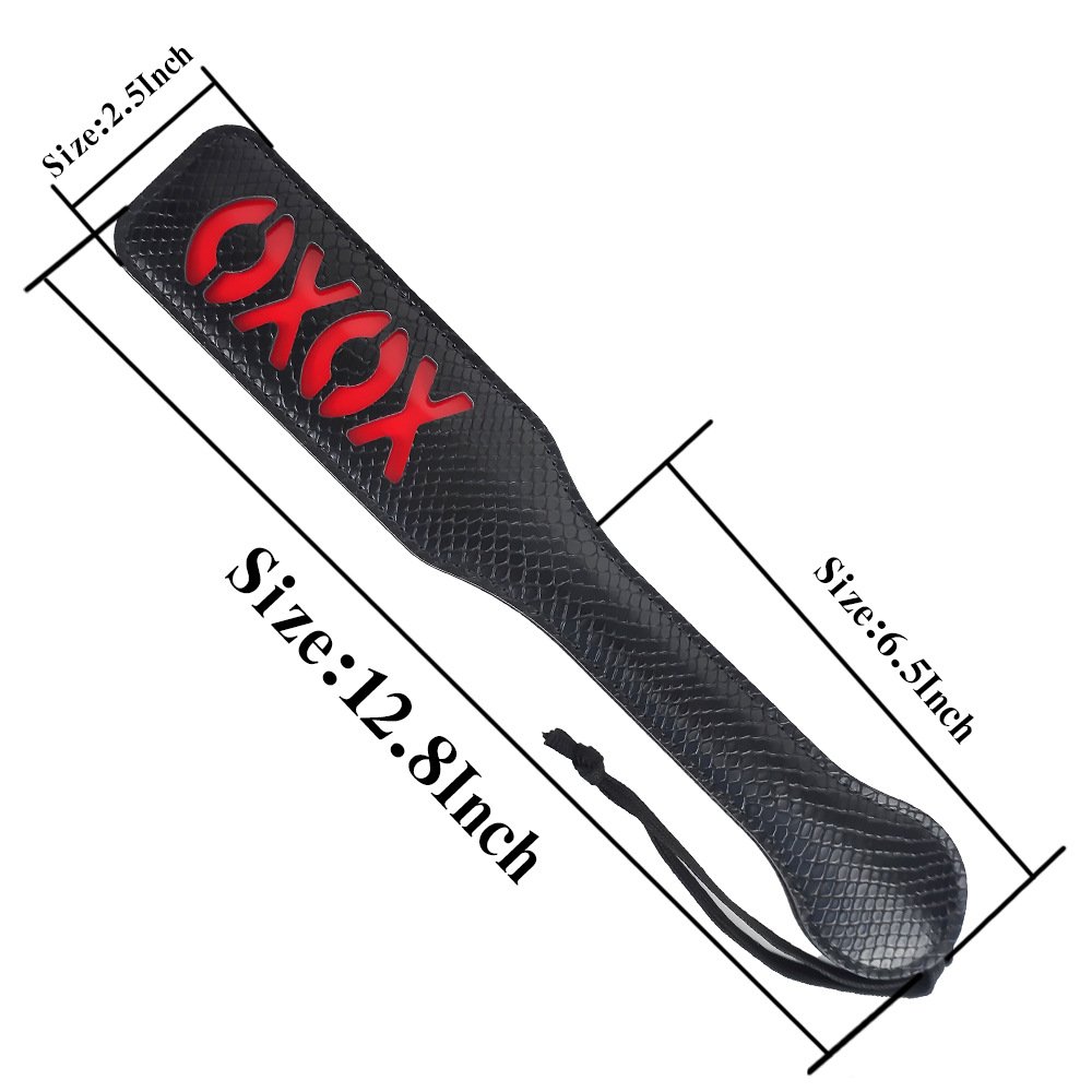 (image for) Spanking Fun XOXO Paddle - Crocodile