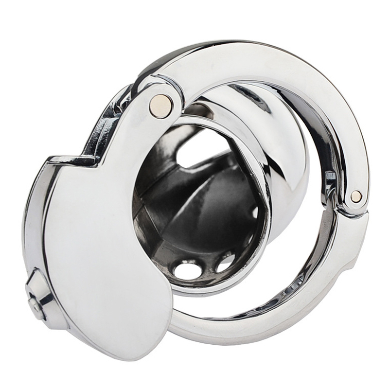 (image for) CB Chastity Lock Cock Cage - Adjustable Ring