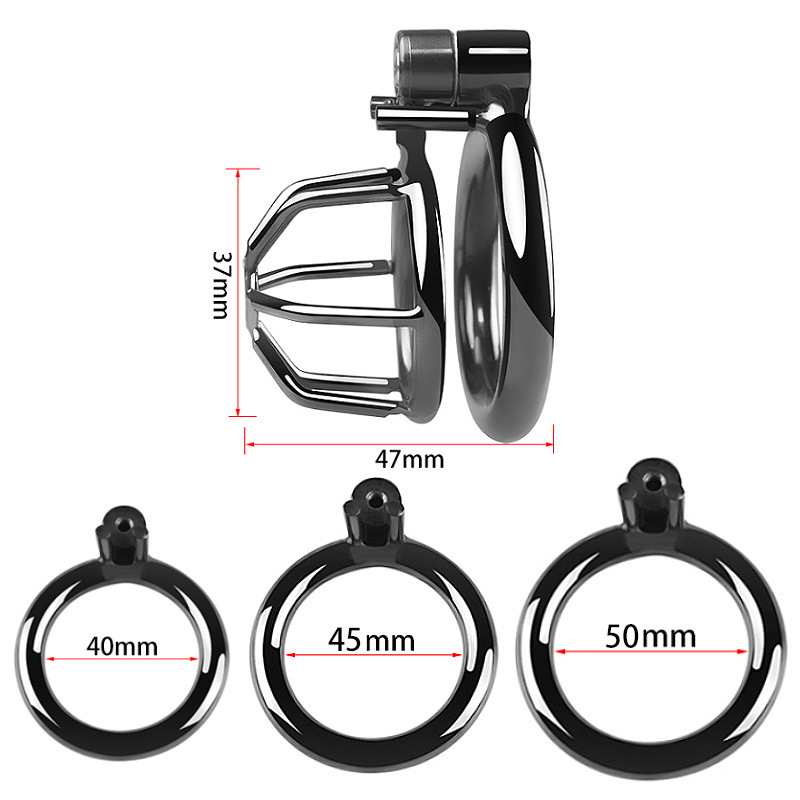 (image for) Penis Bondage CB Chastity Lock - Black