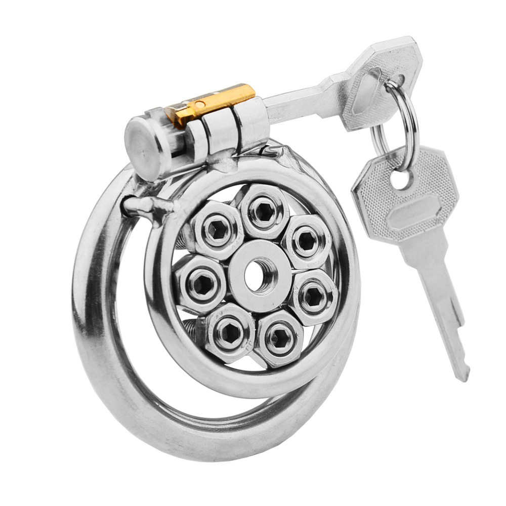 (image for) Spikes Flat Chastity Cage