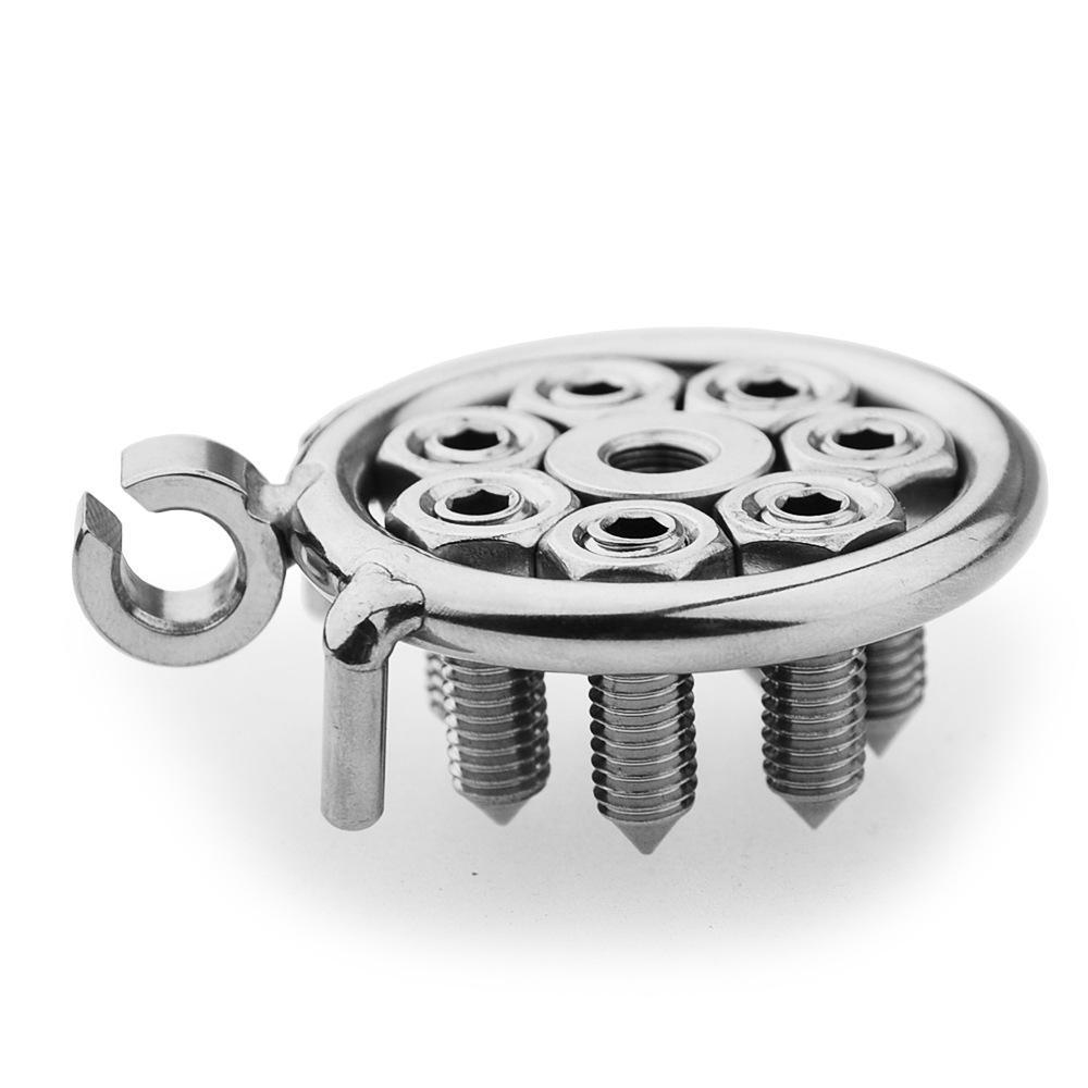 (image for) Spikes Flat Chastity Cage