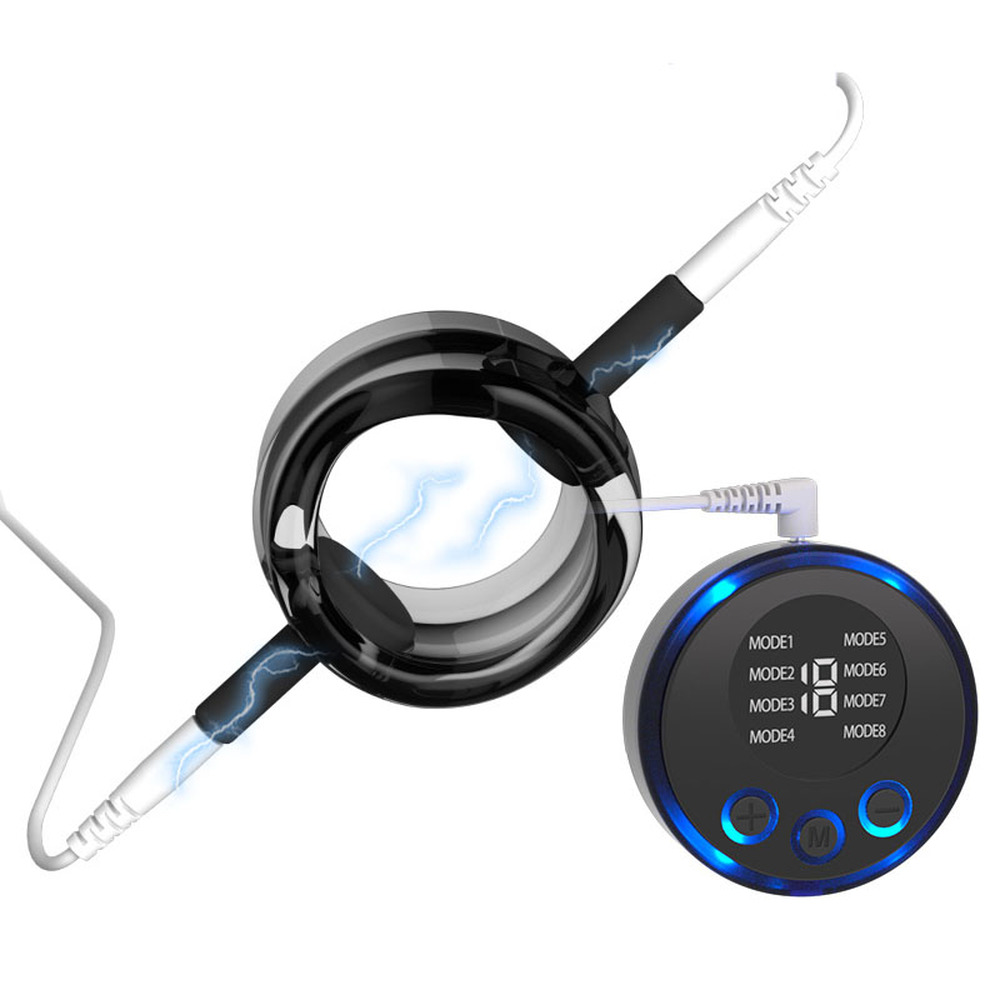 (image for) Electro Shock Cock & Scrotum Ring