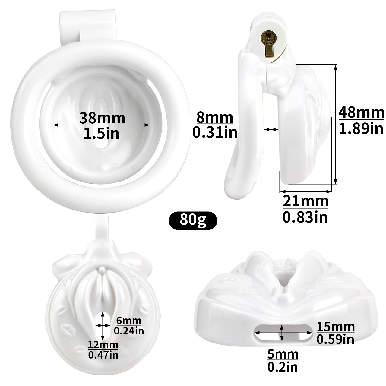 (image for) Sissy PussyChastity Cock Cage