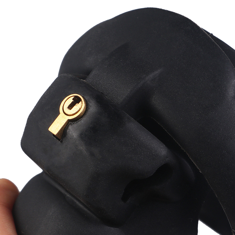 (image for) Silicone Hide Lock Chastity Cage