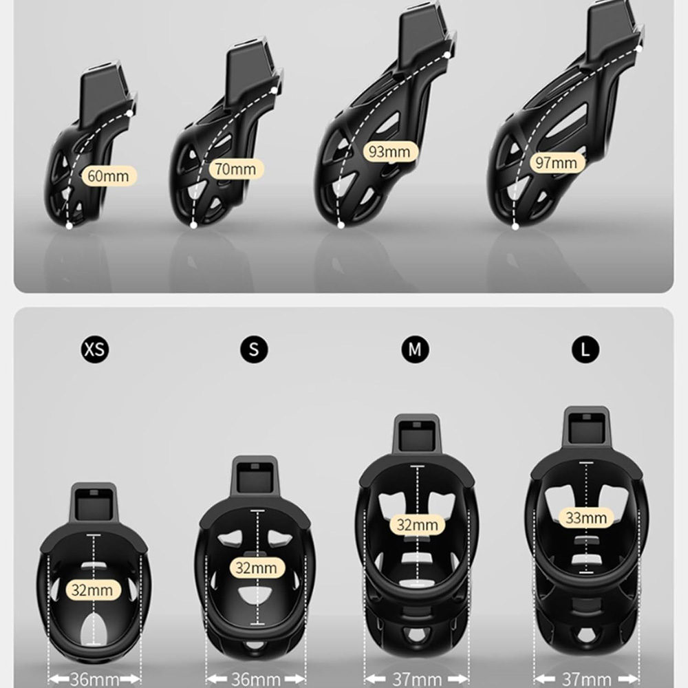 (image for) 3D Ventilation Chastity Cage Lock Set