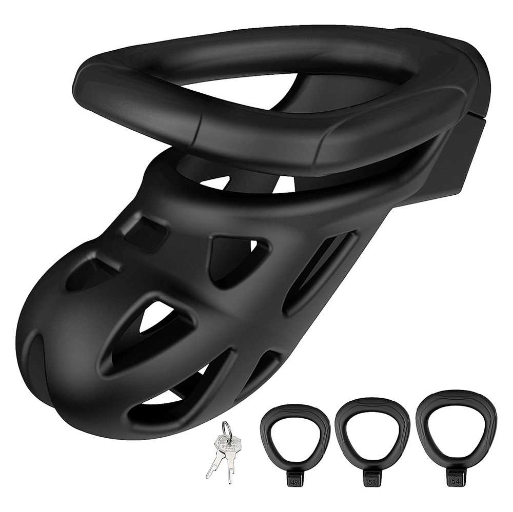 (image for) 3D Ventilation Chastity Cage Lock Set