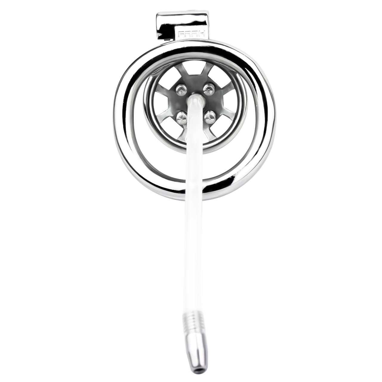 (image for) Spike Chastity Cage With Silicone Urethral Catheter