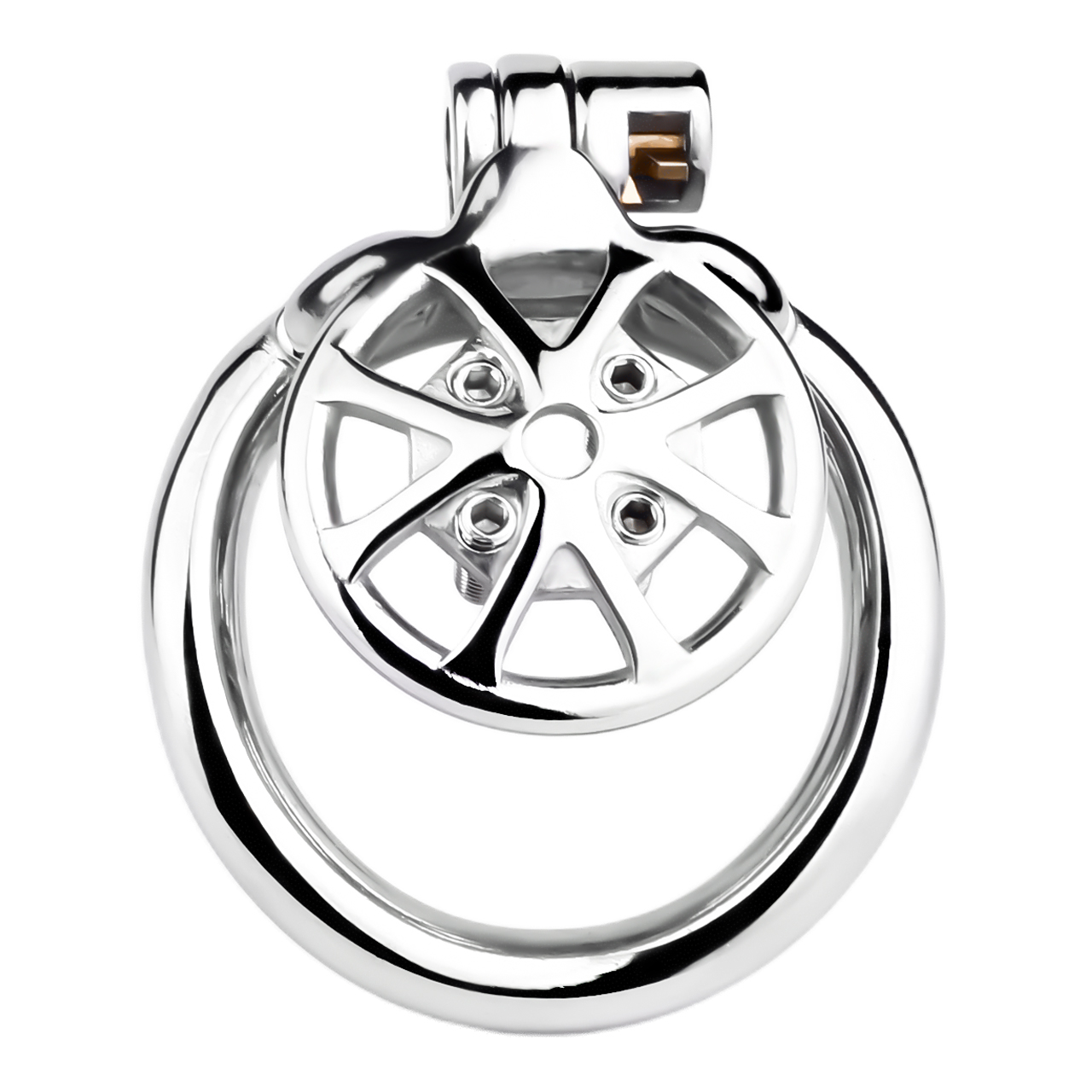 (image for) Spike Chastity Cage With Silicone Urethral Catheter