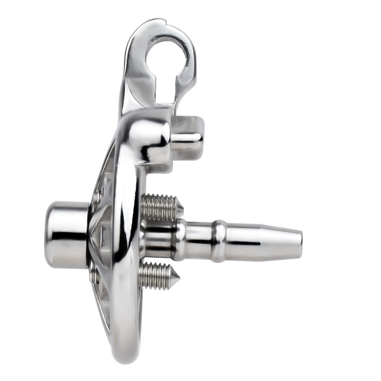 (image for) Spike Chastity Cage With Metal Urethral Catheter