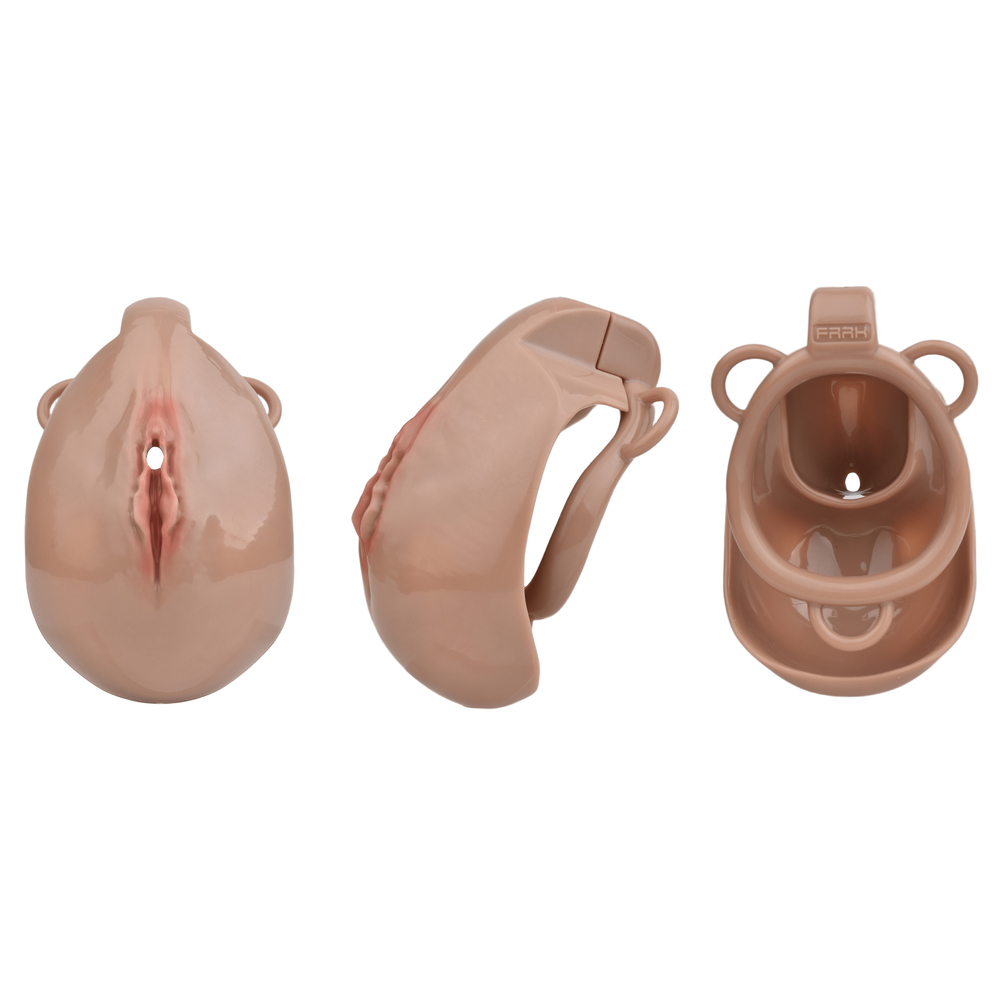 Imitation Labia Chastity Cage