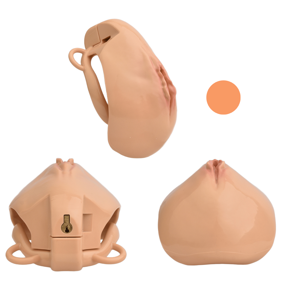 (image for) Imitation Labia Chastity Cage