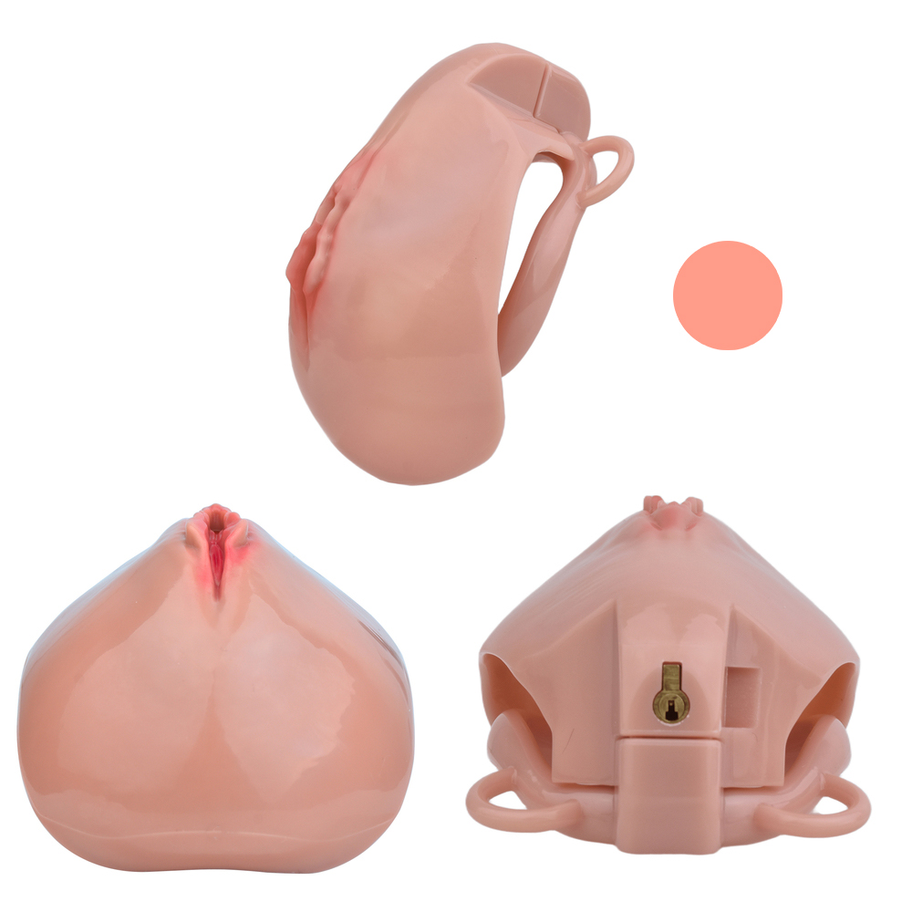 (image for) Imitation Labia Chastity Cage