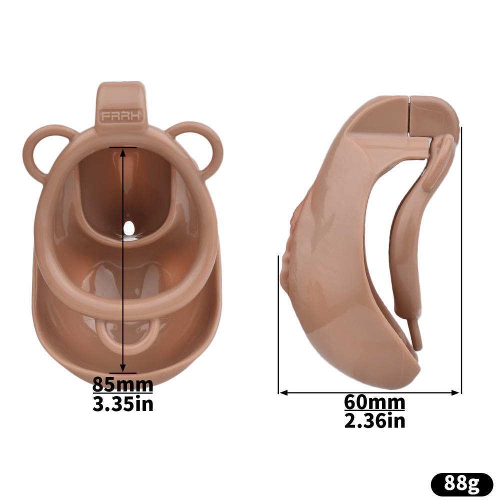 (image for) Imitation Labia Chastity Cage