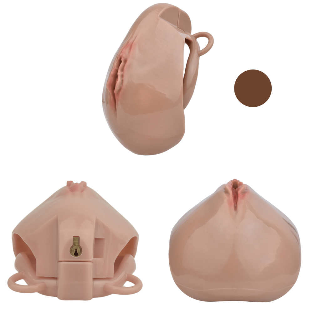 (image for) Imitation Labia Chastity Cage