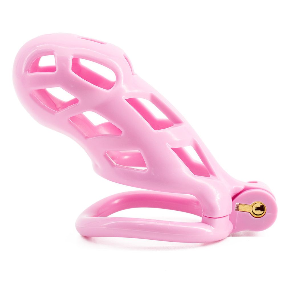 (image for) Pink Cobra Male Chastity Cage Kits