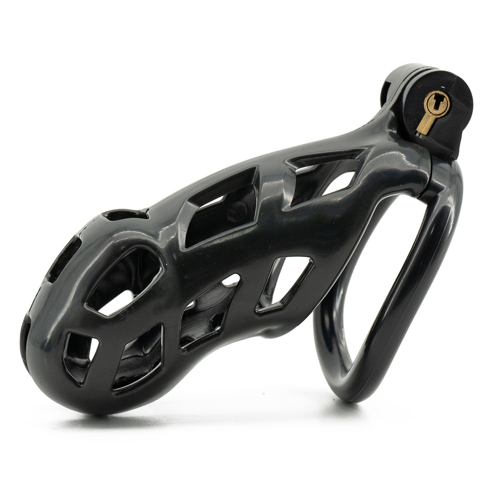 (image for) Black Cobra Male Chastity Cage Kits