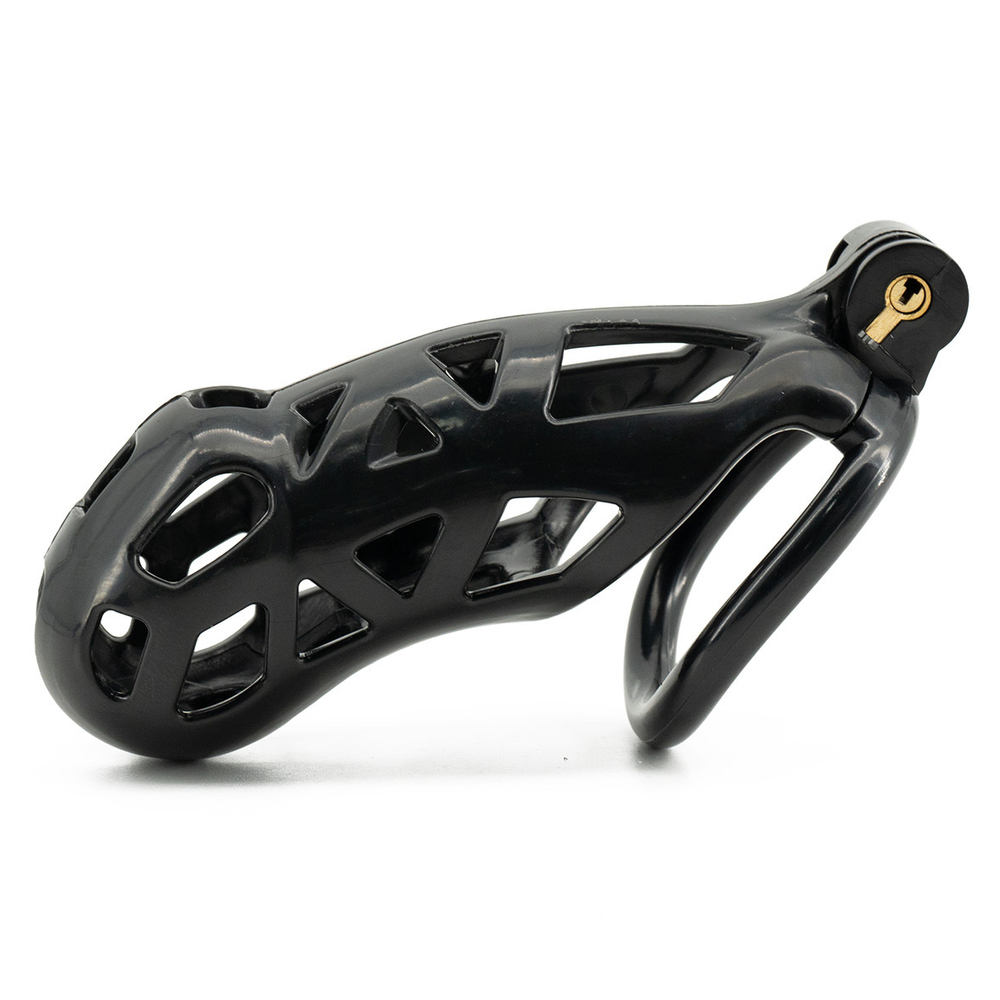 (image for) Black Cobra Male Chastity Cage Kits