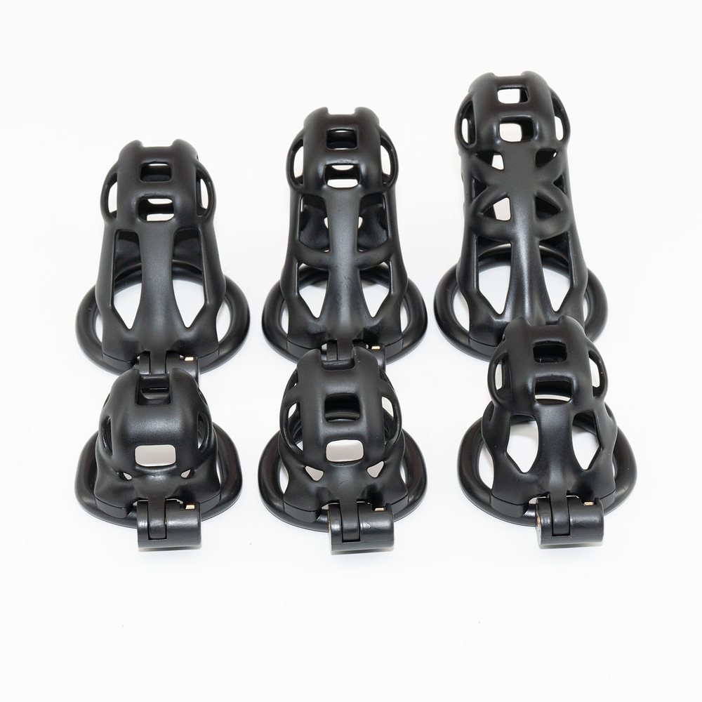 (image for) Black Cobra Male Chastity Cage Kits