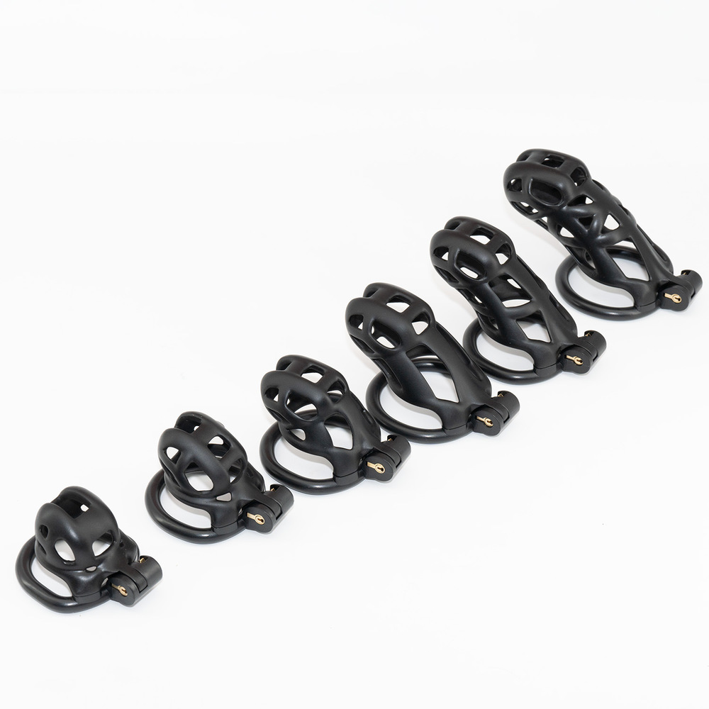(image for) Black Cobra Male Chastity Cage Kits