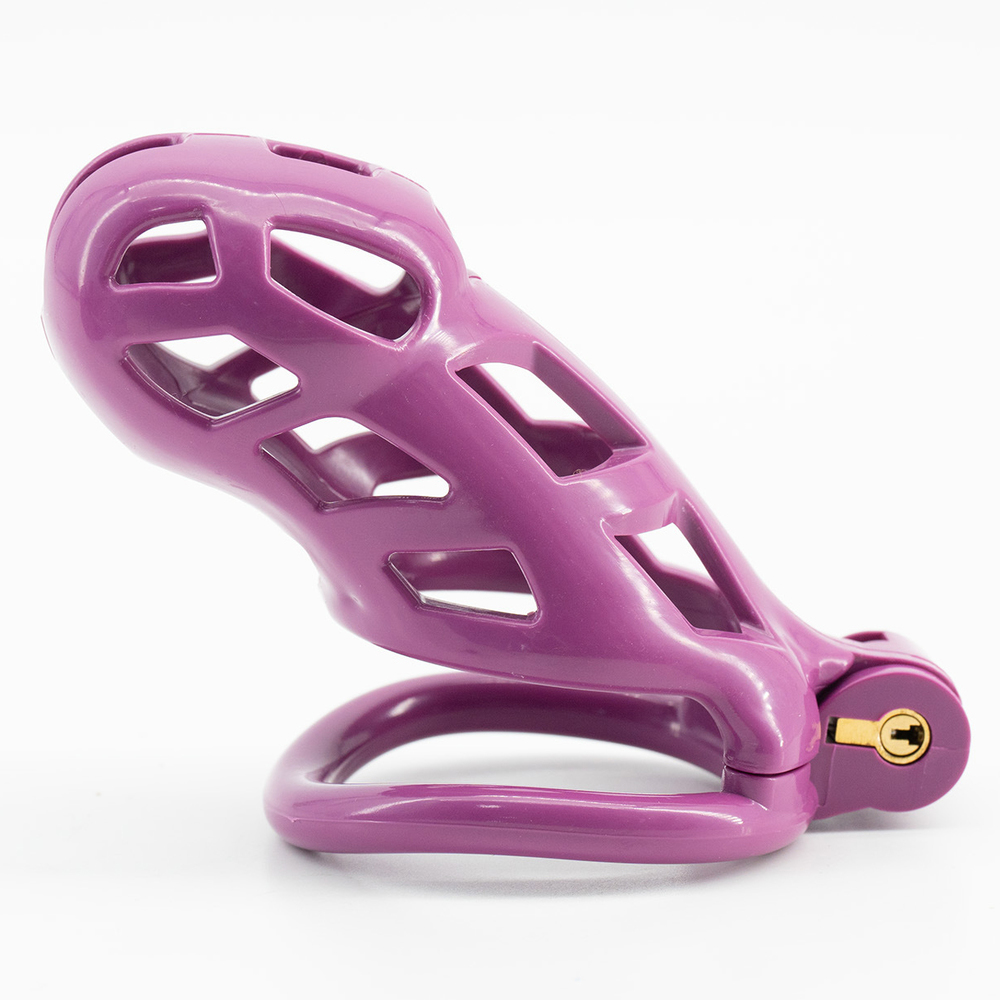 (image for) Purple Cobra Male Chastity Cage Kits