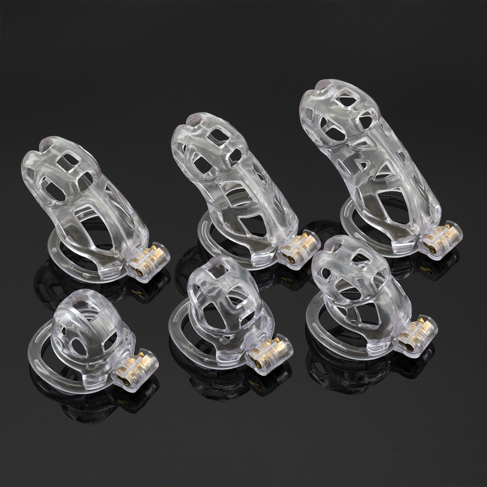 (image for) Clear Cobra Male Chastity Cage Kits