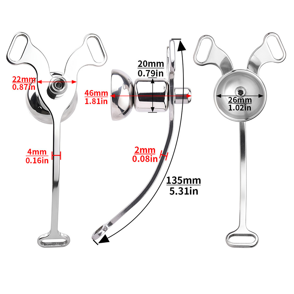 (image for) Metal Feminizer Flying-V With Belt Type 2