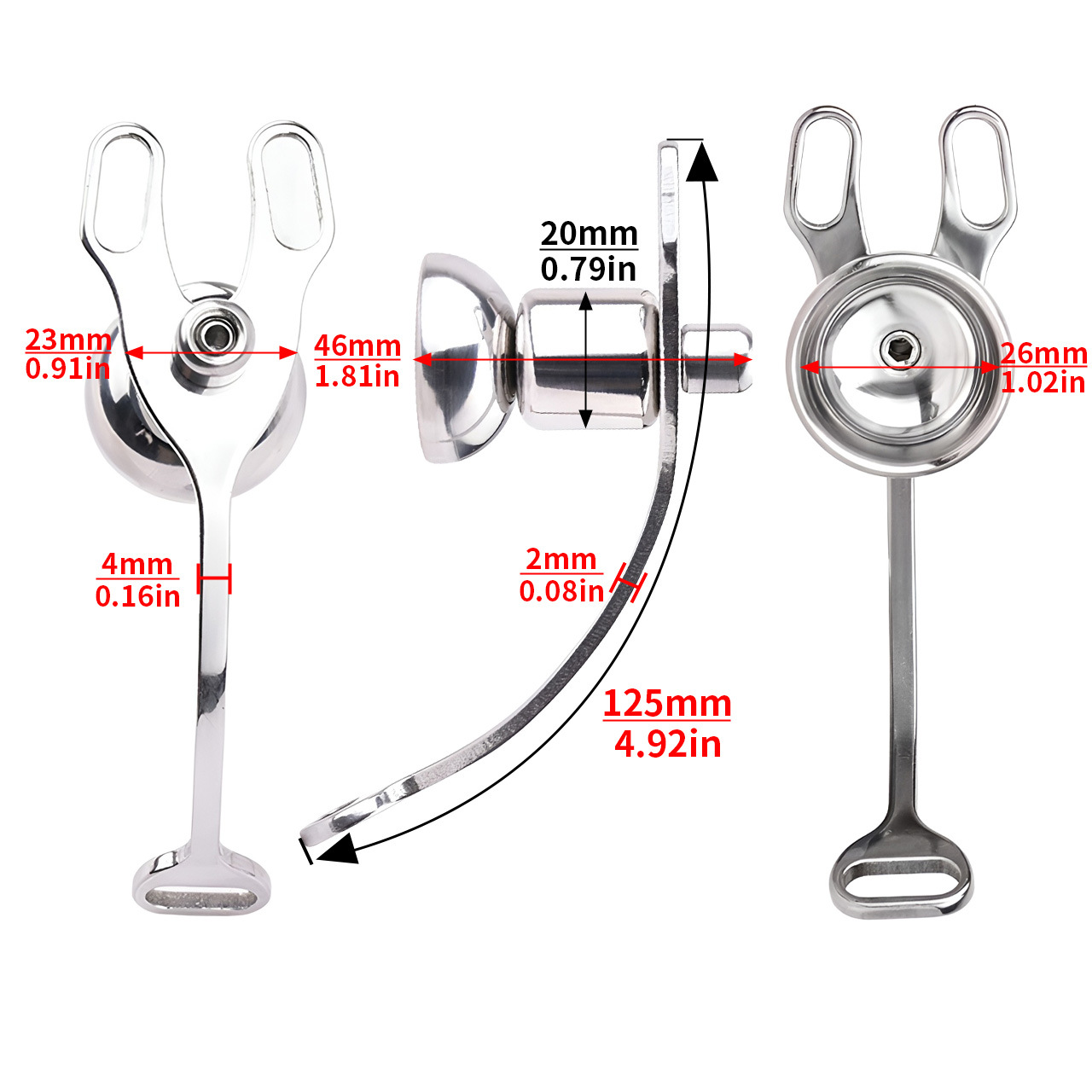 (image for) Metal Feminizer Flying-V With Belt Type 3