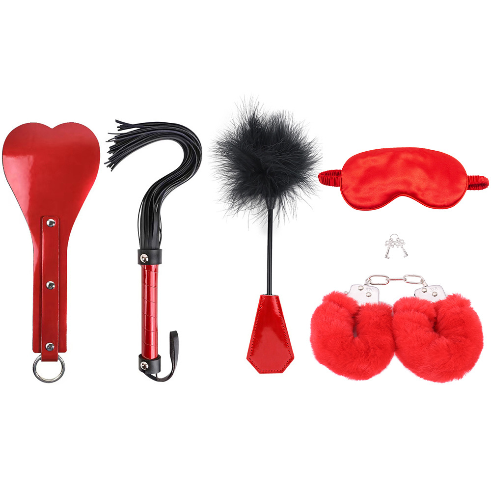 (image for) Patent Leather BDSM Kit - 5 pcs