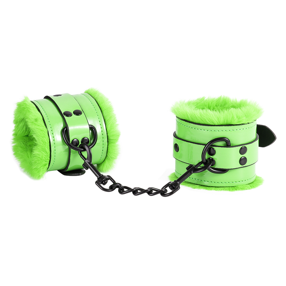 (image for) Green Leather BDSM Kit - 5 pcs
